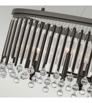 Elstead Lighting Lampa wisząca Piper - 6 źródeł światła - Kawowa KL-PIPER-ISLE