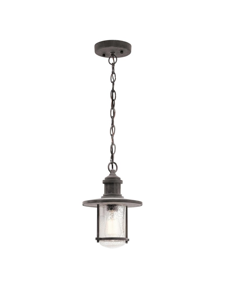 Outdoor pendant lamps - Elstead Lighting Riverwood pendant lantern - 1 light source IP44 KL-RIVERWOOD8-M - product kolory-swiatla.pl 1