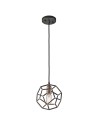 Elstead Lighting Rocklyn small pendant lamp - 1 light source - Raw steel KL-ROCKLYN-MP-RS