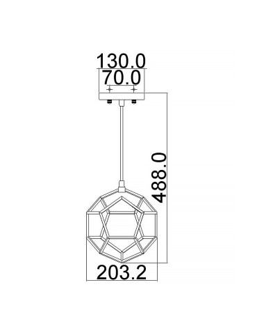 Elstead Lighting Mała lampa wisząca Rocklyn - 1 źródło światła - Surowa stal KL-ROCKLYN-MP-RS - produkt 2