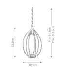 Pendant lamps - Elstead Lighting Rosalie pendant lamp - 1 light source KL-ROSALIE-P - product 5