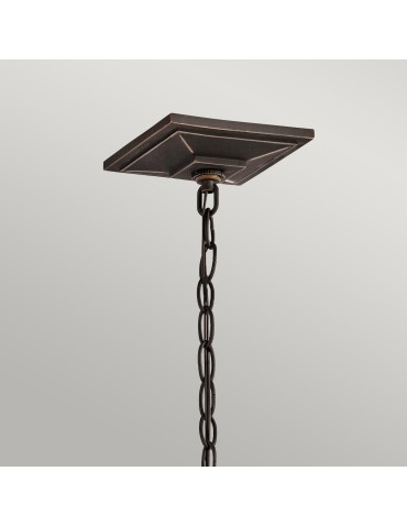 Elstead Lighting Small South Hope pendant lantern - 1 light source IP44 KL-SOUTH-HOPE8-S - product 2