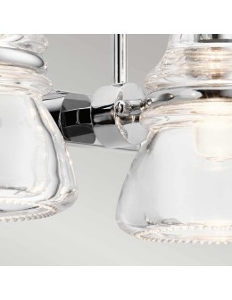 Elstead Lighting Talland wall lamp - 2 light sources IP44 KL-TALLAND2-PC-BATH - product 2