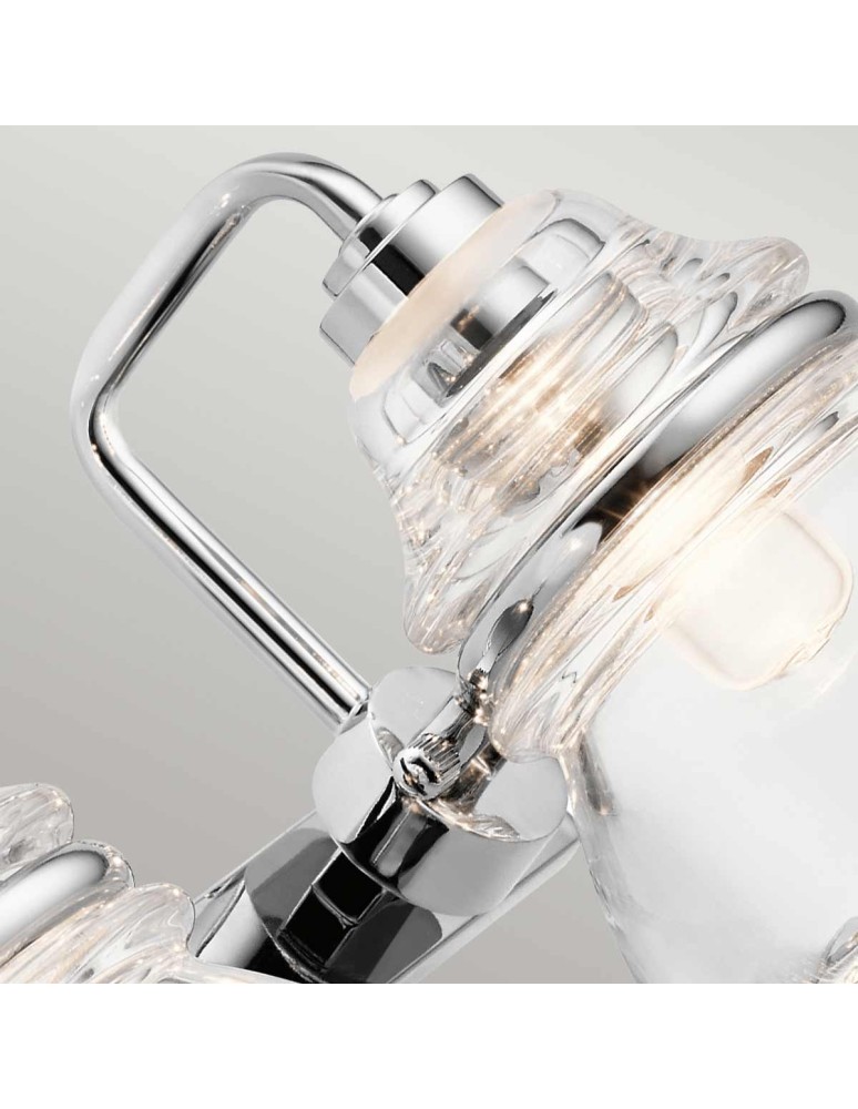 Bathroom wall lamps - Elstead Lighting Talland wall lamp - 2 light sources IP44 KL-TALLAND2-PC-BATH - product kolory-swiatla.pl 3