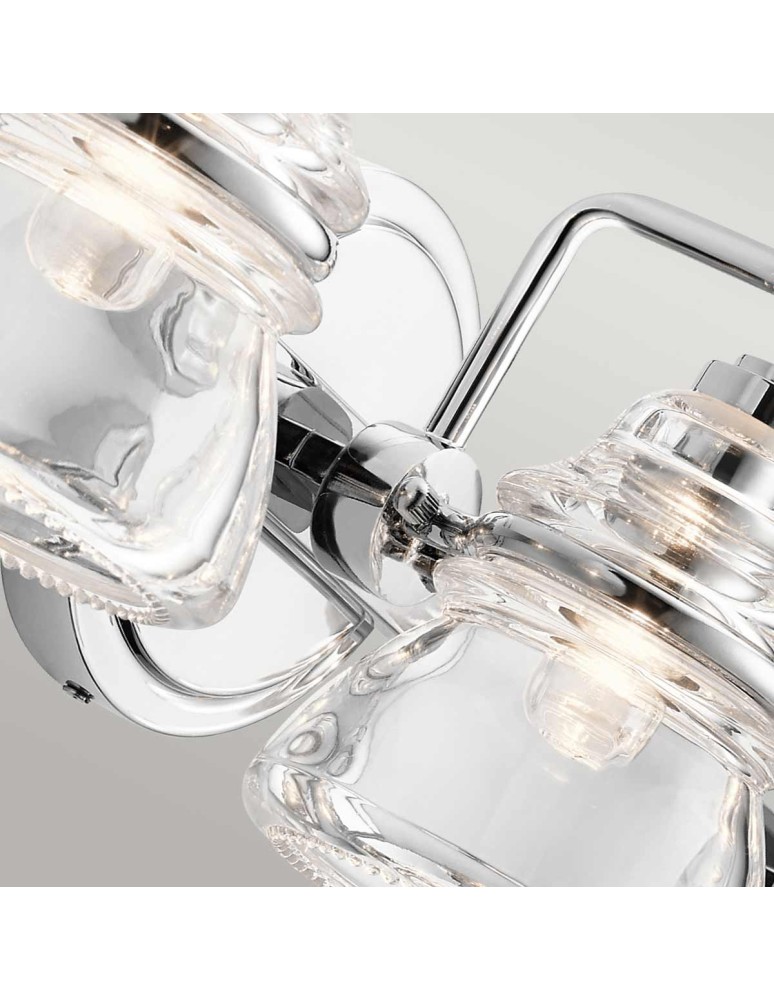 Bathroom wall lamps - Elstead Lighting Talland wall lamp - 3 light sources IP44 KL-TALLAND3-PC-BATH - product kolory-swiatla.pl 3