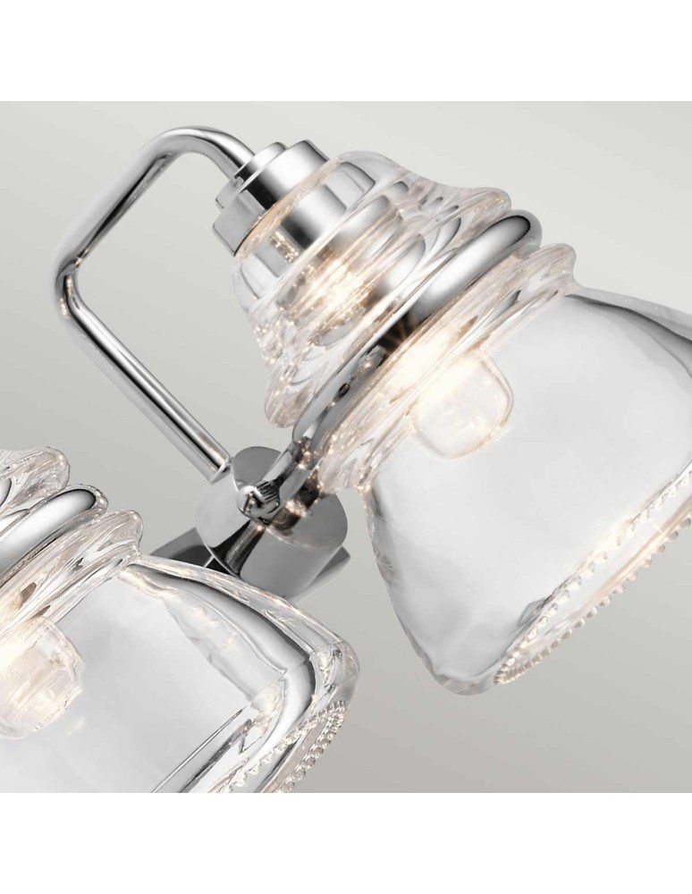 Bathroom wall lamps - Elstead Lighting Talland wall lamp - 3 light sources IP44 KL-TALLAND3-PC-BATH - product kolory-swiatla.pl 4