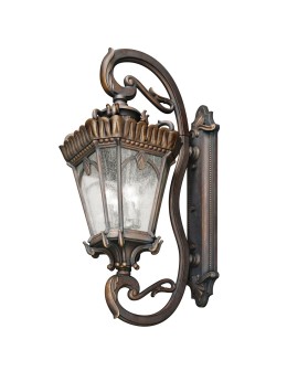 Elstead Lighting Extra-large Tournai wall lantern - 4 light sources IP44 KL-TOURNAI1G-XL