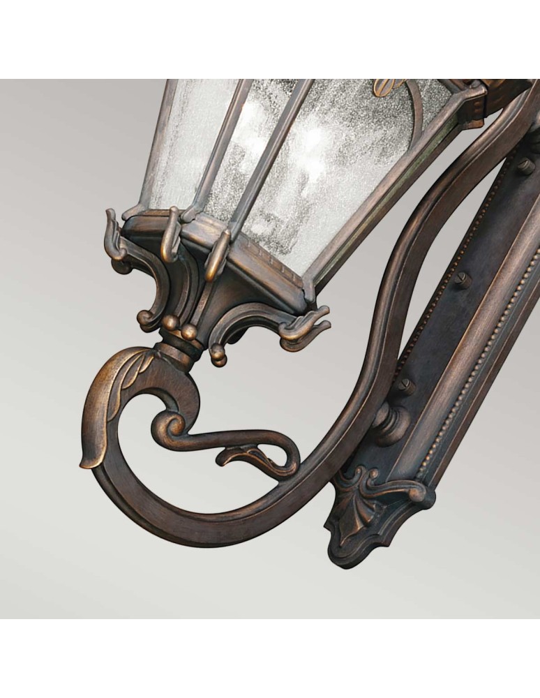 Outdoor wall lamps - Elstead Lighting Extra-large Tournai wall lantern - 4 light sources IP44 KL-TOURNAI1G-XL - product kolory-swiatla.pl 4