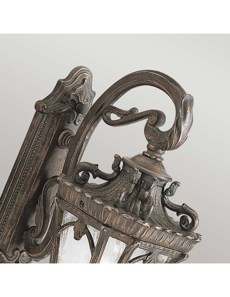 Elstead Lighting Średnia latarnia naścienna Tournai - 1 źródło światła IP44 KL-TOURNAI2-M