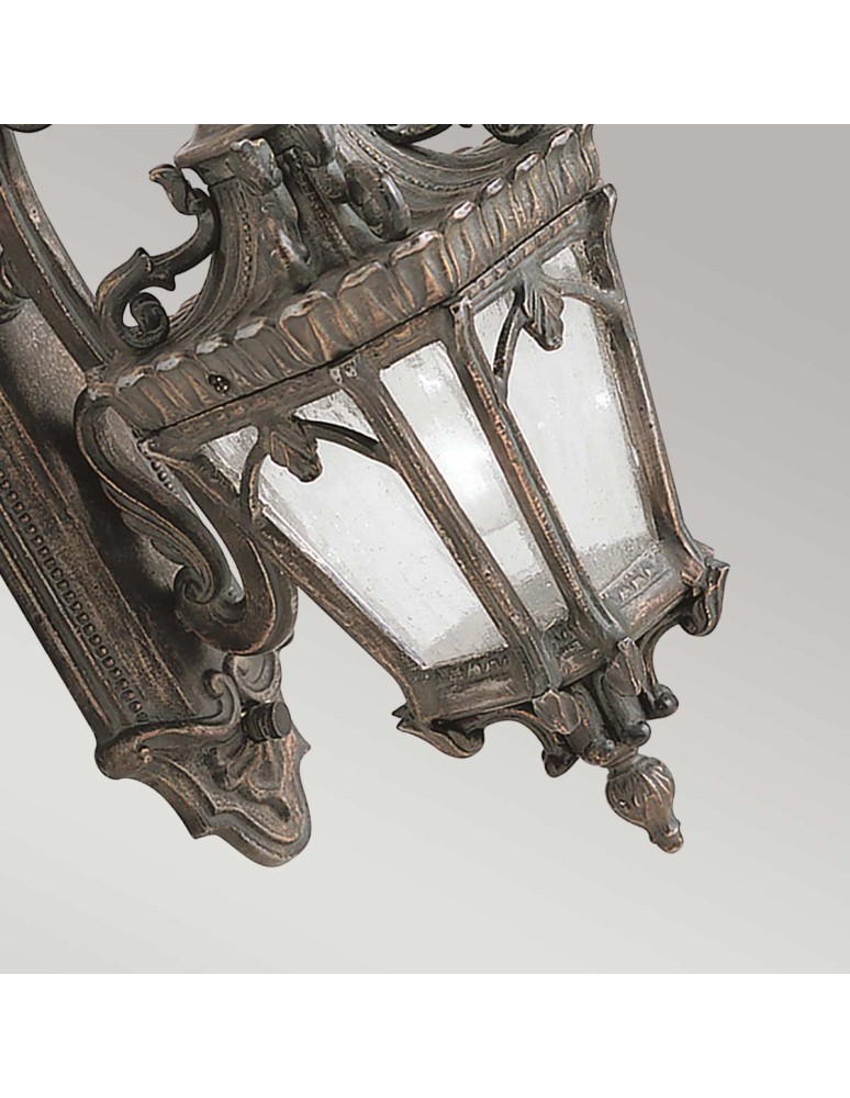 Elstead Lighting Średnia latarnia naścienna Tournai - 1 źródło światła IP44 KL-TOURNAI2-M