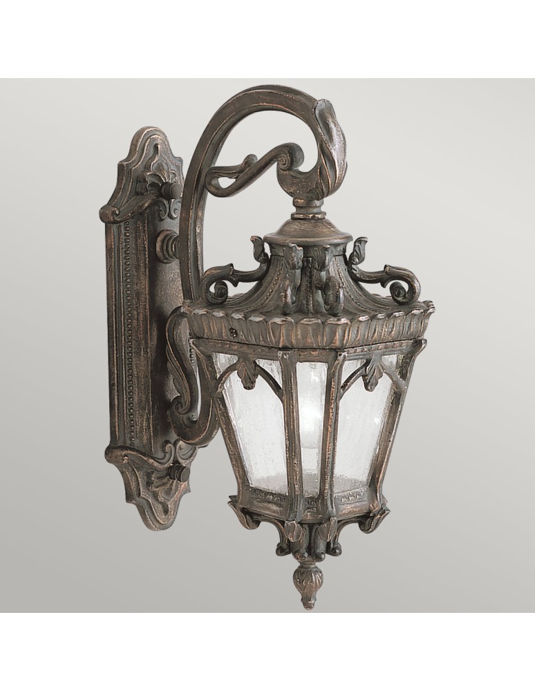 Elstead Lighting Średnia latarnia naścienna Tournai - 1 źródło światła IP44 KL-TOURNAI2-M