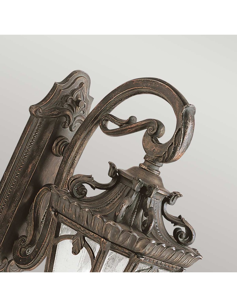 Elstead Lighting Bardzo duża latarnia naścienna Tournai - 3 źródła światła IP44 KL-TOURNAI2-XL