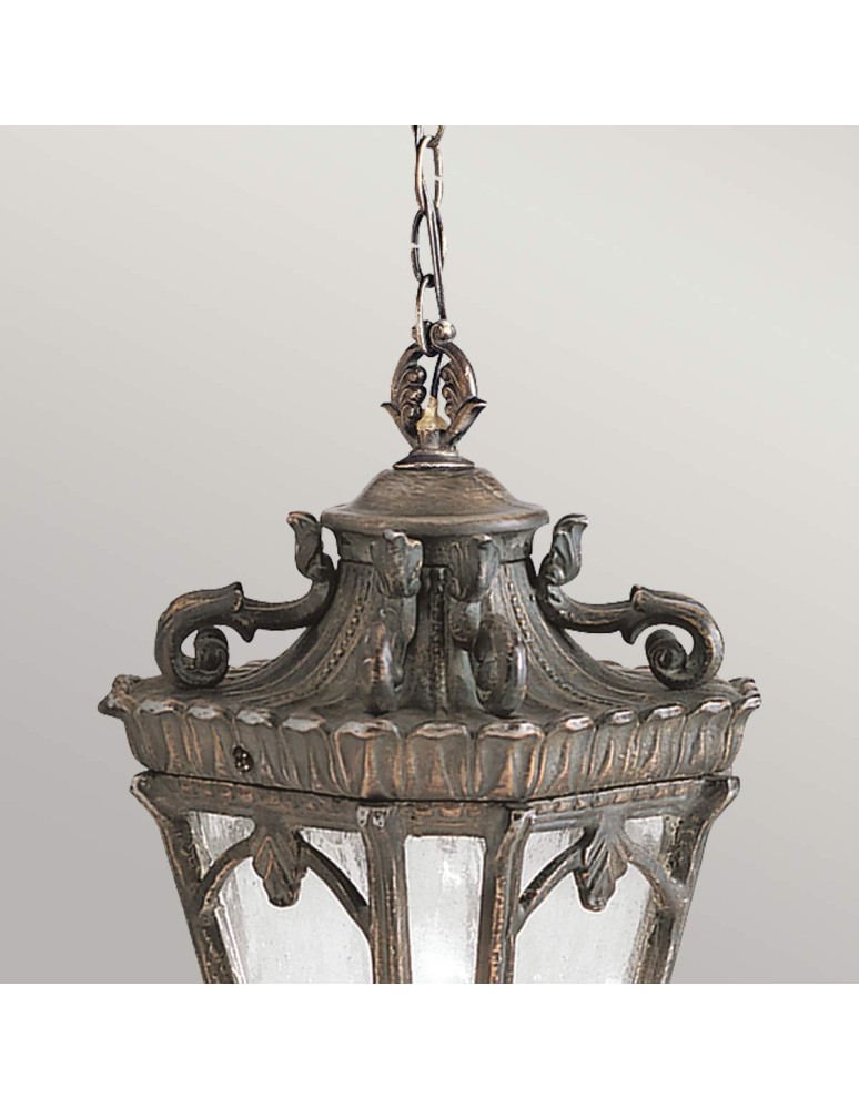 Elstead Lighting Tournai medium pendant lantern - 1 light source IP44 KL-TOURNAI8-M