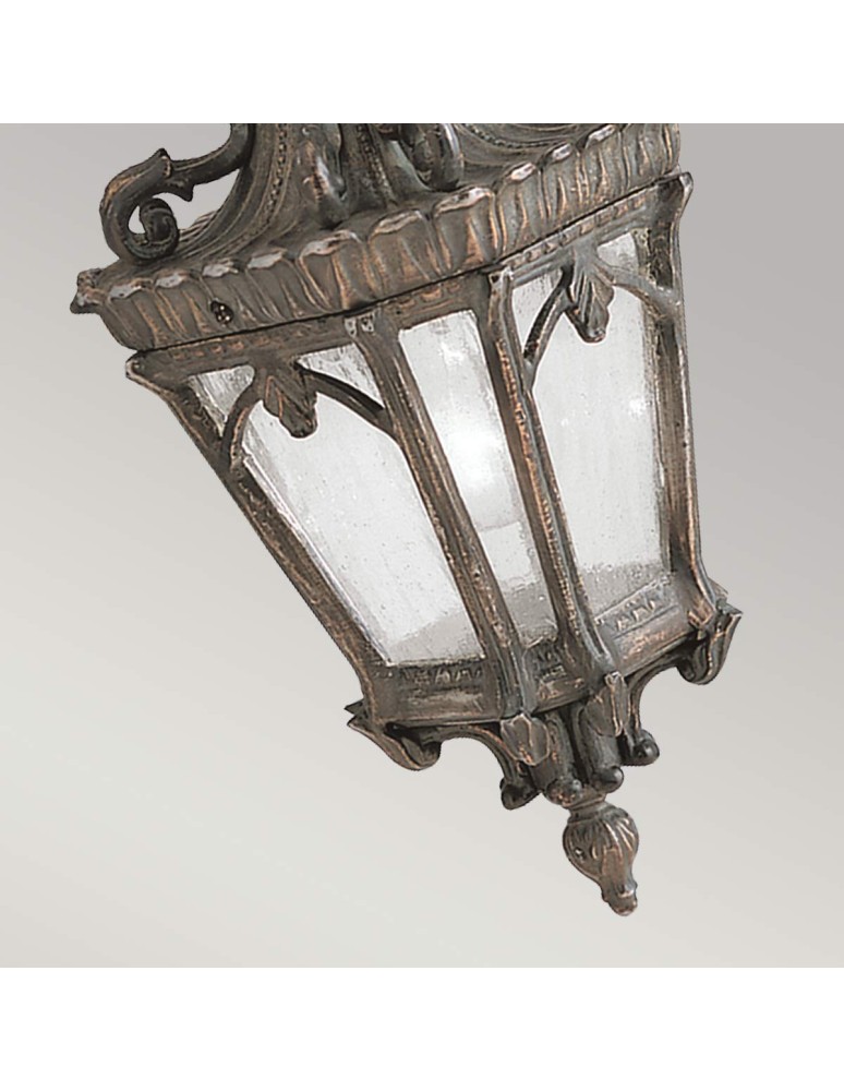 Elstead Lighting Tournai medium pendant lantern - 1 light source IP44 KL-TOURNAI8-M