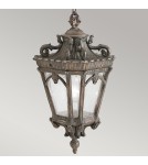 Outdoor pendant lamps - Elstead Lighting Tournai medium pendant lantern - 1 light source IP44 KL-TOURNAI8-M - product 4