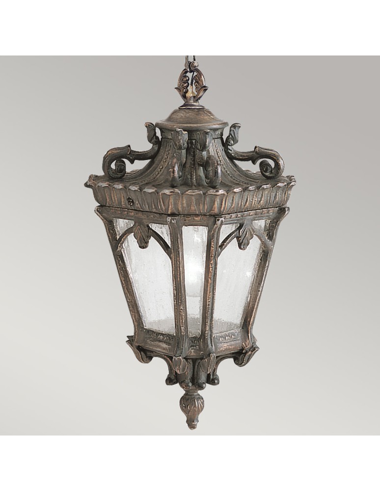 Elstead Lighting Tournai medium pendant lantern - 1 light source IP44 KL-TOURNAI8-M