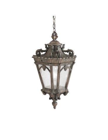 Elstead Lighting Extra-large Tournai pendant lantern - 3 light sources IP44 KL-TOURNAI8-XL