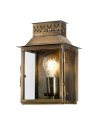 Elstead Lighting Lambeth Palace wall lantern - 1 light source - Aged brass IP44 LAMBETH-PALACE