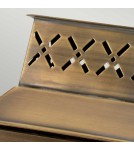 Outdoor wall lamps - Elstead Lighting Lambeth Palace wall lantern - 1 light source - Aged brass IP44 LAMBETH-PALACE - product 2