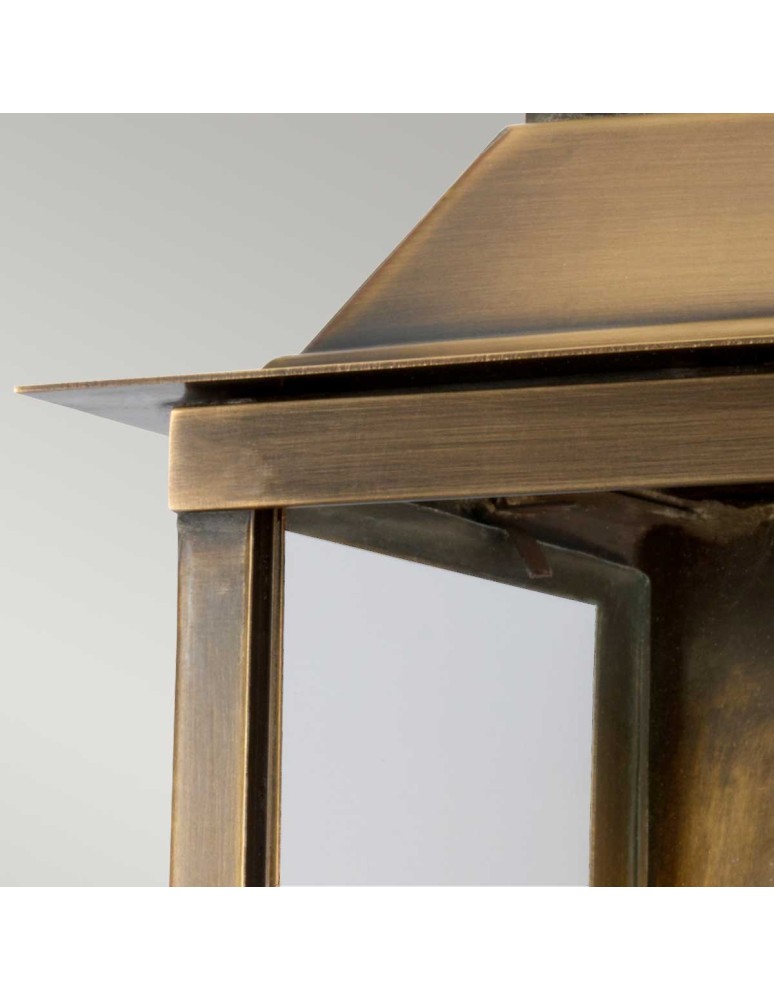 Outdoor wall lamps - Elstead Lighting Lambeth Palace wall lantern - 1 light source - Aged brass IP44 LAMBETH-PALACE - product kolory-swiatla.pl 4