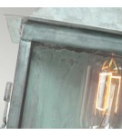 Elstead Lighting Latarnia naścienna Lambeth Palace - 1 źródło światła - Grynszpan IP44 LAMBETH-PALACE-V