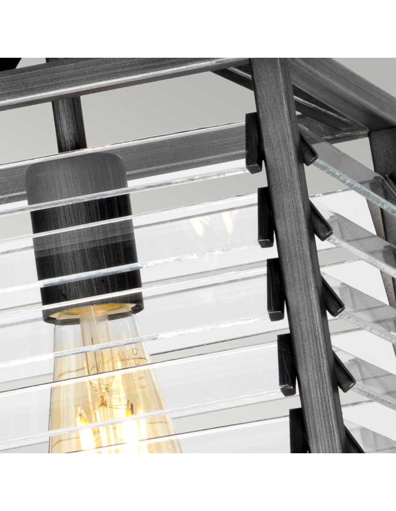 Pendant lamps - Elstead Lighting Louvre pendant lamp - 1 light source LOUVRE-1P - product kolory-swiatla.pl 5