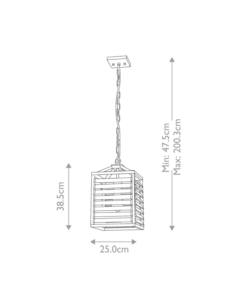 Pendant lamps - Elstead Lighting Louvre pendant lamp - 1 light source LOUVRE-1P - product kolory-swiatla.pl 6