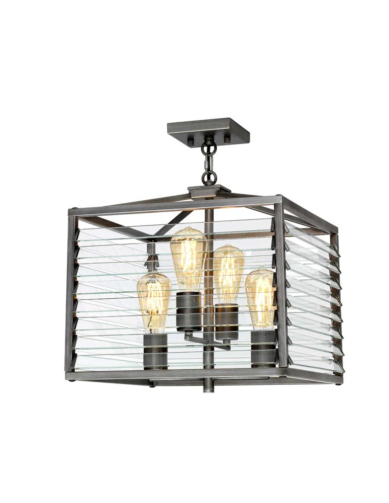 Elstead Lighting Lampa wisząca Louvre - 4 źródła światła LOUVRE-4P Elstead Lighting Lampa wisząca Louvre - 4 źródła światła LOUVRE-4P