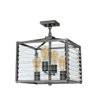 Pendant lamps - Elstead Lighting Louvre pendant lamp - 4 light sources LOUVRE-4P - product 4