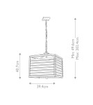 Elstead Lighting Lampa wisząca Louvre - 4 źródła światła LOUVRE-4P Elstead Lighting Lampa wisząca Louvre - 4 źródła światła LOUVRE-4P