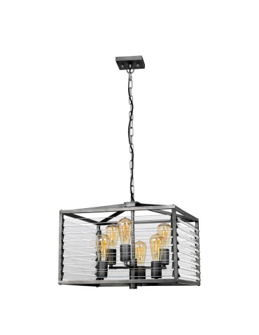 Elstead Lighting Louvre pendant lamp - 6 light sources LOUVRE-6P - product 2