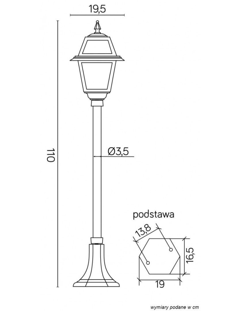 Standing garden lamps - SU-MA Stained Glass K 5002/2 N with stained glass Standing. - product kolory-swiatla.pl 10