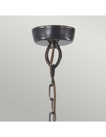 Elstead Lighting Latarnia wisząca Mansion House - 3 źródła światła - Postarzany mosiądz IP44 MANSION-HOUSE8-BR - produkt 2