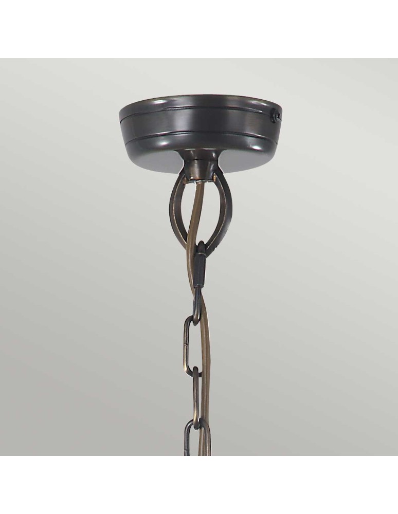 Outdoor pendant lamps - Elstead Lighting Mansion House pendant lantern - 3 light sources - Aged brass IP44 MANSION-HOUSE8-BR - product kolory-swiatla.pl 2