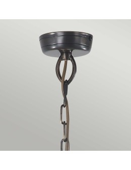 Elstead Lighting Mansion House pendant lantern - 3 light sources - Aged brass IP44 MANSION-HOUSE8-BR - product 2