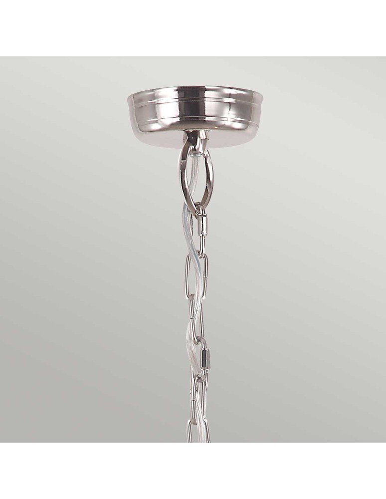 Outdoor pendant lamps - Elstead Lighting Mansion House pendant lantern - 3 light sources - Polished Nickel IP44 MANSION-HOUSE8-PN - product kolory-swiatla.pl 2