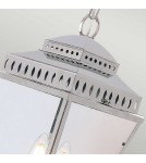 Outdoor pendant lamps - Elstead Lighting Mansion House pendant lantern - 3 light sources - Polished Nickel IP44 MANSION-HOUSE8-PN - product 3