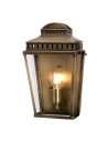 Elstead Lighting Latarnia naścienna Mansion House - 1 źródło światła - Postarzany mosiądz IP44 MANSION-HOUSE-BR