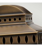 Outdoor wall lamps - Elstead Lighting Mansion House wall lantern - 1 light source - Aged brass IP44 MANSION-HOUSE-BR - product 2