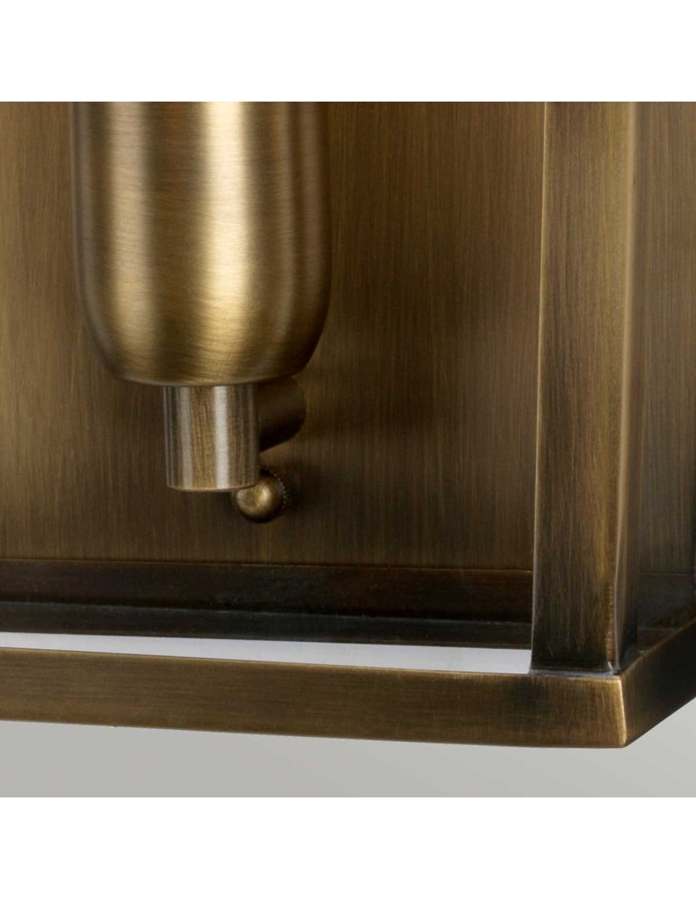 Outdoor wall lamps - Elstead Lighting Mansion House wall lantern - 1 light source - Aged brass IP44 MANSION-HOUSE-BR - product kolory-swiatla.pl 4