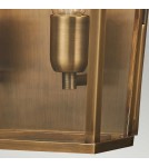 Outdoor wall lamps - Elstead Lighting Large Mansion House wall lantern - 2 light sources - Aged brass IP44 MANSION-HOUSE-L-BR - product 5