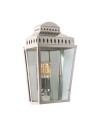 Elstead Lighting Latarnia naścienna Mansion House - 1 źródło światła - Polerowany nikiel IP44 MANSION-HOUSE-PN