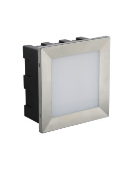 SU-MA MUR LED INOX 195lm 3000K Do zabudowy IP65 D-04