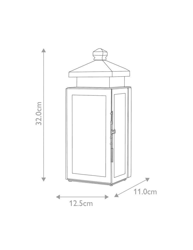 Elstead Lighting Latarnia naścienna Matlock - 1 źródło światła IP44 MATLOCK