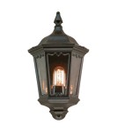 Outdoor wall lamps - Elstead Lighting Medstead wall lantern - 1 light source IP44 MD7-BLACK - product 1