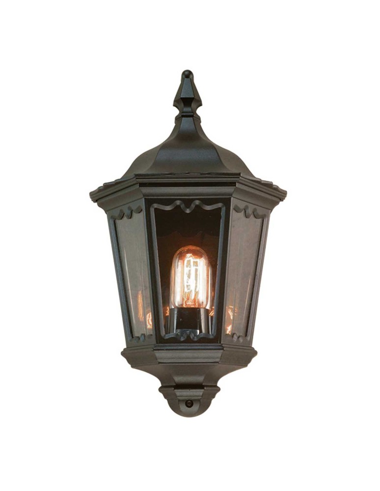 Outdoor wall lamps - Elstead Lighting Medstead wall lantern - 1 light source IP44 MD7-BLACK - product kolory-swiatla.pl 1