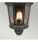 Outdoor wall lamps - Elstead Lighting Medstead wall lantern - 1 light source IP44 MD7-BLACK - product 3
