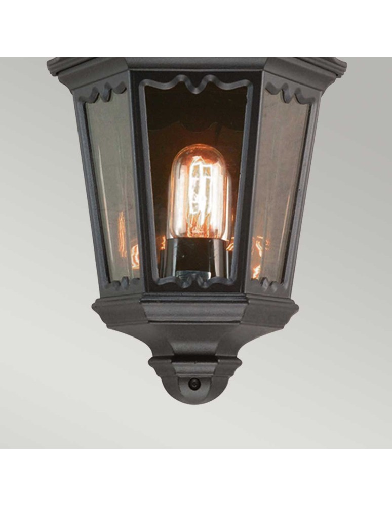 Outdoor wall lamps - Elstead Lighting Medstead wall lantern - 1 light source IP44 MD7-BLACK - product kolory-swiatla.pl 3