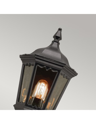 Elstead Lighting Medstead PIR sensor wall lantern - 1 light source IP44 MD7-PIR-BLACK - product 2