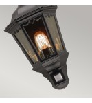 Elstead Lighting Latarnia naścienna z czujnikiem PIR Medstead - 1 źródło światła IP44 MD7-PIR-BLACK